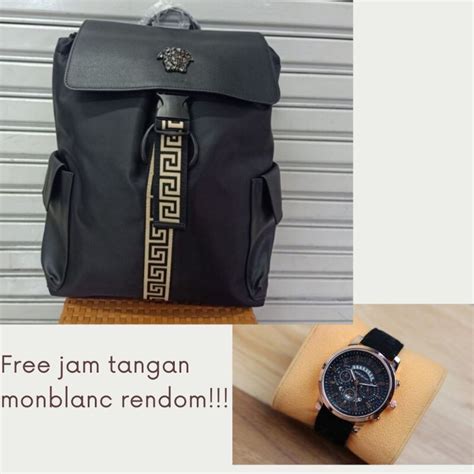 tas versace wanita original|versace ransel.